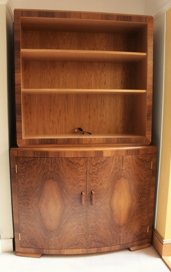 Bow Fronted Art Deco Inspired Cabinet