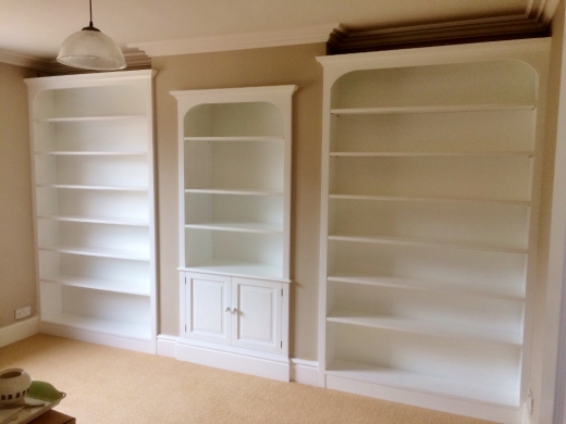 Built-in Alcove Bookcases