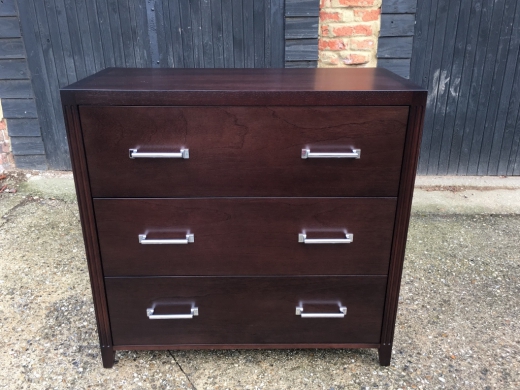 Chest Of Drawers Polished To A Wenge Colour