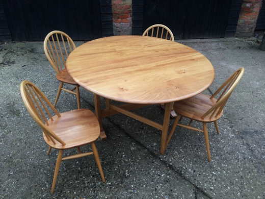 Drop Leaf Table And Chairs Refinished