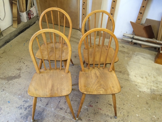 Ercol Windsor Chairs Before After