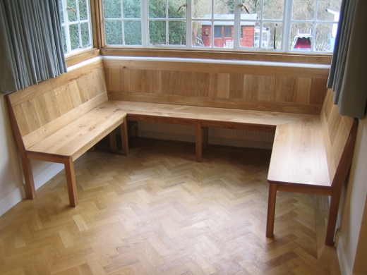 Fitted Bench Into Bay Window