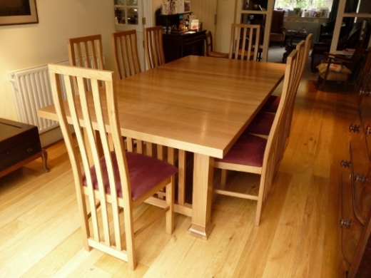 Frank Lloyd design inspired table