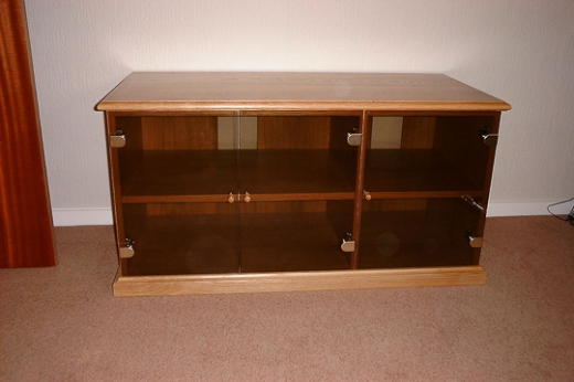 Glass Fronted Av Cabinet