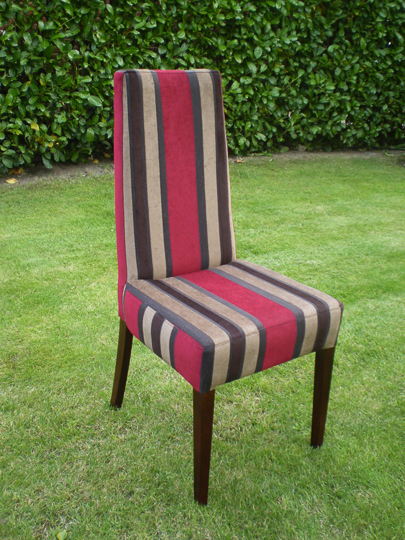 Mahogany Chair Fully Upholstered