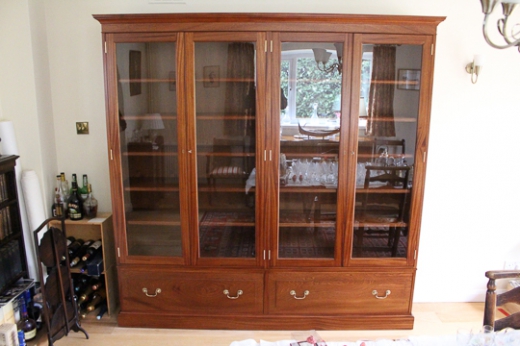 Mahogany Glazed Display Cabinet