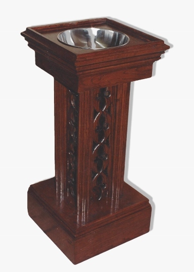 Oak Christening Font