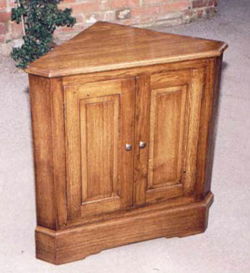 Oak Corner Cupboard