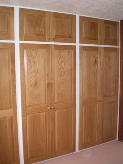 Oak Panelled Doors Fitted To Existing Frame