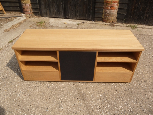 Oak Tv Cabinet With Central Speaker
