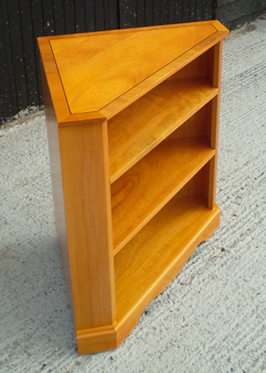 Open Shelf Corner Cabinet