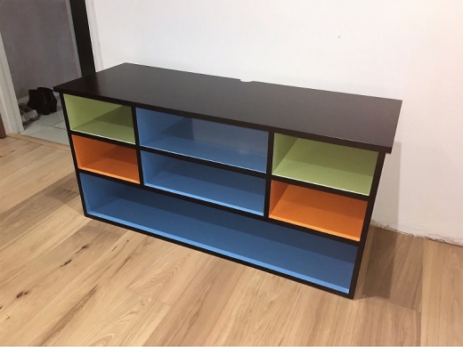 Painted Media Cabinet