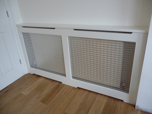 Painted Rad Cover With Aluminium Grille