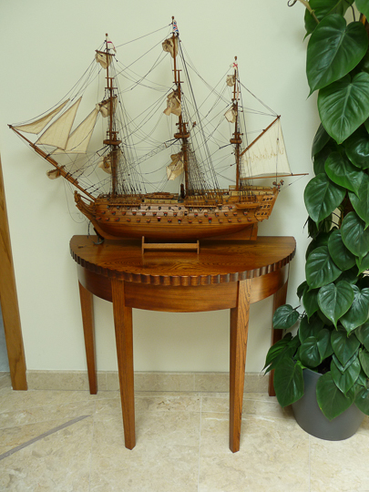 Semi-circular Side Table