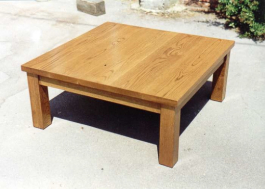 Square Coffee Table In Oak