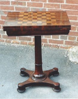 Rosewood Games table - AFTER