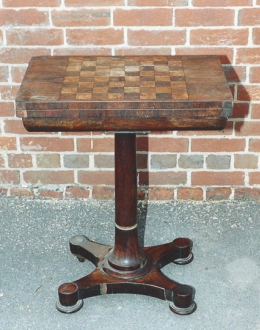 Rosewood Games table - Before